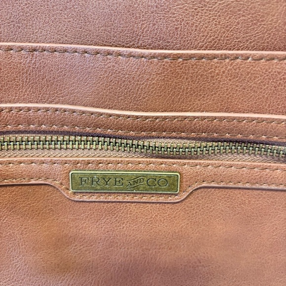 Frye & Co. Faux Leather Satchel Crossbody Bag Women - Picture 4 of 15